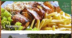 Desktop Screenshot of macaubasrestaurante.com.br