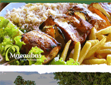 Tablet Screenshot of macaubasrestaurante.com.br